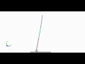 Inverted Triple Pendulum Matlab Simulation