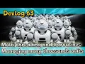 Multi threading coroutines managing many thousands units in game
