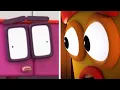 Numberblock Three looks through the Peephole Numberblock 18 s Derpy Face
