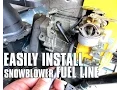 Snowblower FUEL LINE HACK - HOW-TO Easily Install Fuel Line On Your Tecumseh Engine