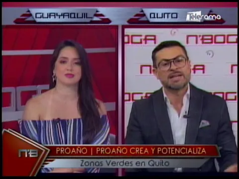 Proaño Proaño crea y potencializa zonas verde en Quito