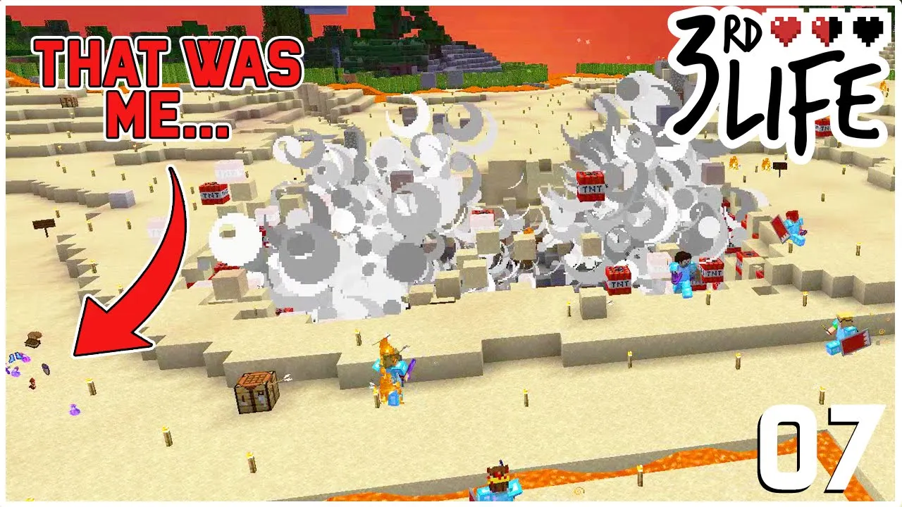 Watch "The one where they all BLOW UP! - Minecraft 3rd Life SMP - Ep.7" on YouTube