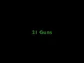 Green day - 21 Guns