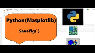 Python Matplotlib - Saving Matplotlib plots or figures