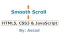 Smooth Scroll Lesson HTML CSS and JavaScript English