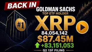 XRP + Goldman Sachs is TOP again, Ripple Goes ETHEREUM STANDARD, Japan OIL, Canton Moving to FLIP