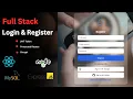 Full Stack Register Login React NodeJs Express MySQL Social Authentification JWT Token