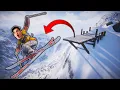 I WENT SKIING OFF A GIANT CLIFF Steep