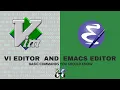 Basic Commands for Vi and Emacs Editors A Beginner s Guide