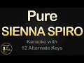 SIENNA SPIRO - Pure Karaoke Instrumental Lower Higher Male Original Key