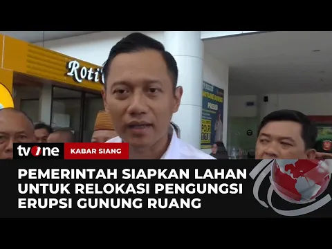 AHY Tinjau Lahan Relokasi Pengungsi Erupsi Gunung Ruang