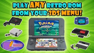 Play ANY RETRO GAME On 3DS Menu Convert Retro ROMs to CIA