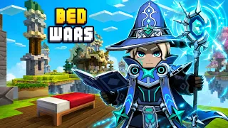 Joguei com o MAGO no NOVO BEDWARS do BLOCKMAN GO !!