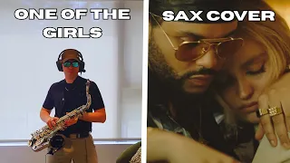 the weeknd jennie lily rose depp one of the girls sax cover
