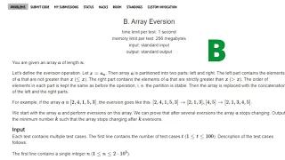 array eversion solution codeforces div 2