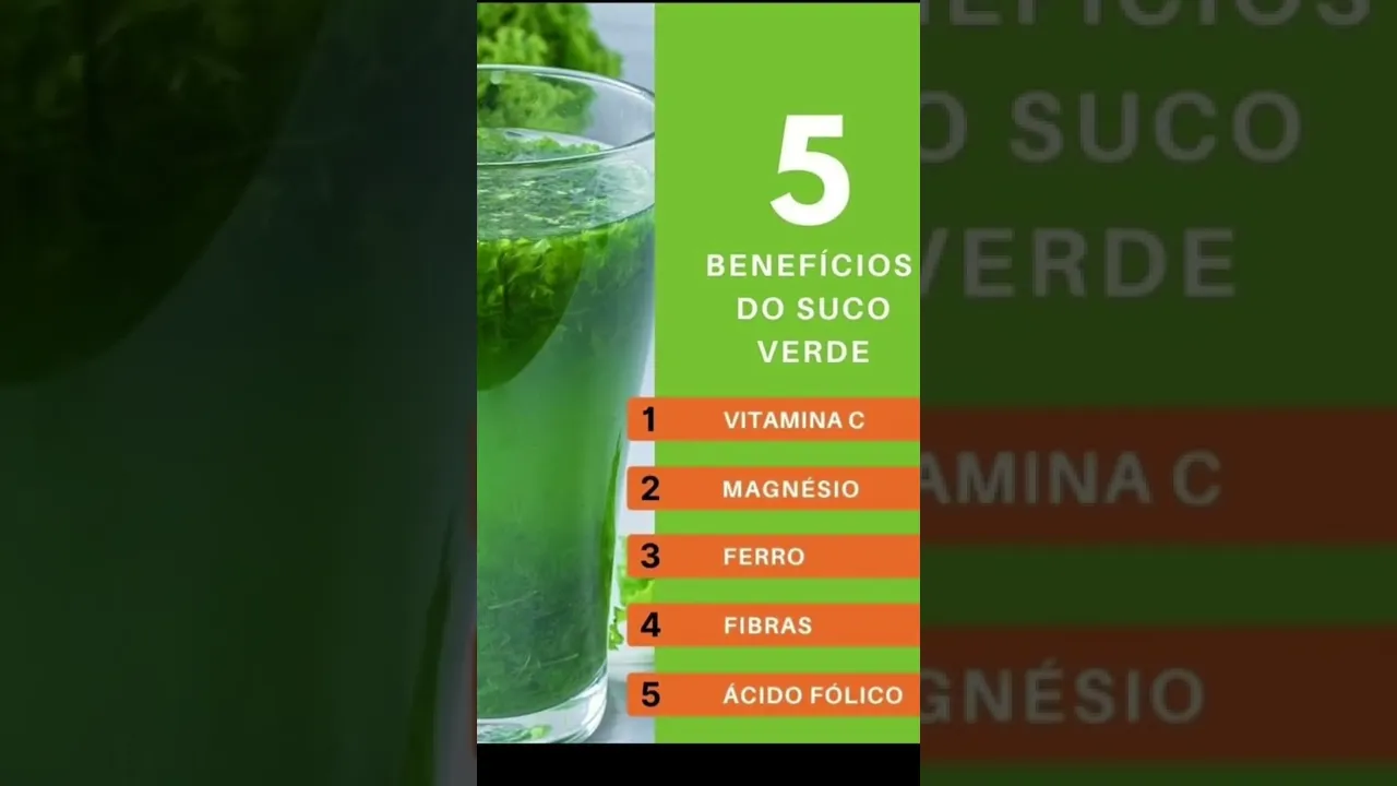 Suco Verde, essa é uma das várias receitas de Dose de Saúde.