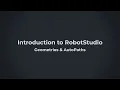 Introduction To RobotStudio Geometries AutoPaths