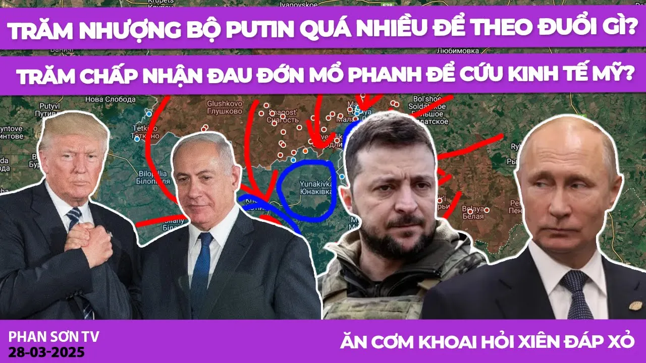 Outline Video Trăm nhượng bộ Putin quá nhiều để theo đuổi gì? Trăm chấp nhận đau đớn mổ phanh để cứu kinh tế Mỹ?