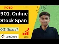 901 Online Stock Span Online Stock Span Stock Span Problem 901 Leetcode Leetcode 901