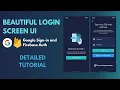 Flutter Tutorial - Build Amazing Login UI in Flutter with Firebase Auth Flutter UI