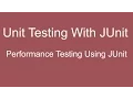 JUnit Tutorial 05 - Performance Testing using JUnit