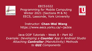 EECS1022 W21 - Java Tutorials