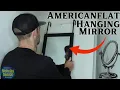 Americanflat Over The Door Mirror - Full Length Hanging Door Mirror How to Hang It Up and REVIEW