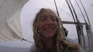 Episode 252 – Trip to Maine Day 21 Square Sails are Flying Life on a Sailboat Day 153