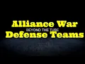 Beginners Guide - Alliance War Defense Teams