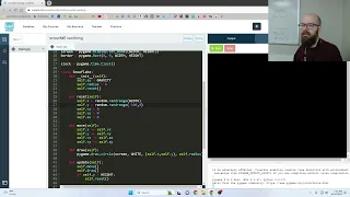 Pygame Snowfall Simulation - First Steps