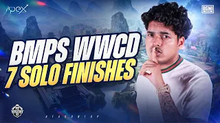 11 TOTAL FINISHES WWCD IN BMPS 7 SOLO FINISHES BGMI