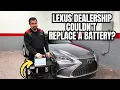 Drove 500 Miles to Replace a Battery That The Lexus Dealership Couldn t