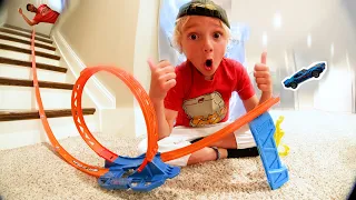 $10 Hot Wheels Track → ULTIMATE Trick Shot!