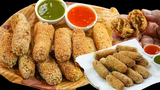 Cheesy Crispy Chicken Roll Kebab 🔥 | Easy Chicken & Noodles Snack Recipe | N'Oven Foods