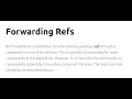 Ref forwarding in react