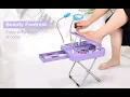 Pedicure Foot Rest With LED Magnifier And Drying Fan Adjustable Foot Rest