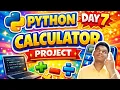 Python Day 7 Simple Calculator with Loop Error Handling