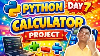 Python Day 7 Simple Calculator with Loop Error Handling