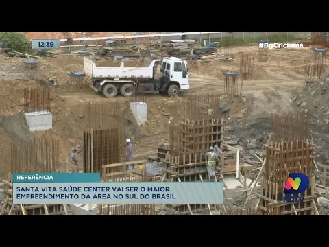 Em Criciúma, Santa Vita Saúde Center vai ser o maior empreendimento da área no Sul do Brasil