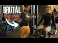Gym Noob does LEG DAY friend NoraFawn