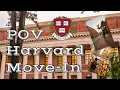Harvard Move-In Day Vlog First Person POV