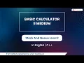 Basic Calculator Ii Medium Module Stack And Queue In English CPP 21