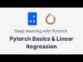 PyTorch Basics Linear Regression Deep Learning With PyTorch Part 1 of 6