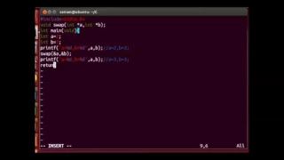 Program for returning multiple values in C language
