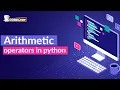 Arithmetic operators in python
