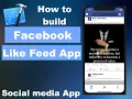 Facebook Like Feed App in iOS swift Xcode