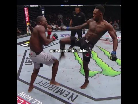 Israel Adesanya Question Mark Kicks 🔥