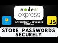 NodeJS and Firebase - Store passwords securely INTERMEDIATE to ADVANCED Web Programming Tutorial