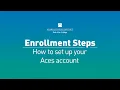How to set up your Aces account