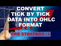 Convert Tick by Tick Stock Data into OHLC Format ORB strategy - I 2021